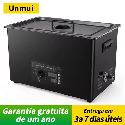 Lavadora Ultrassônica 3L 6L 10L 30L com Aquecimento e Controle por Botão para Uso Doméstico e Comercial