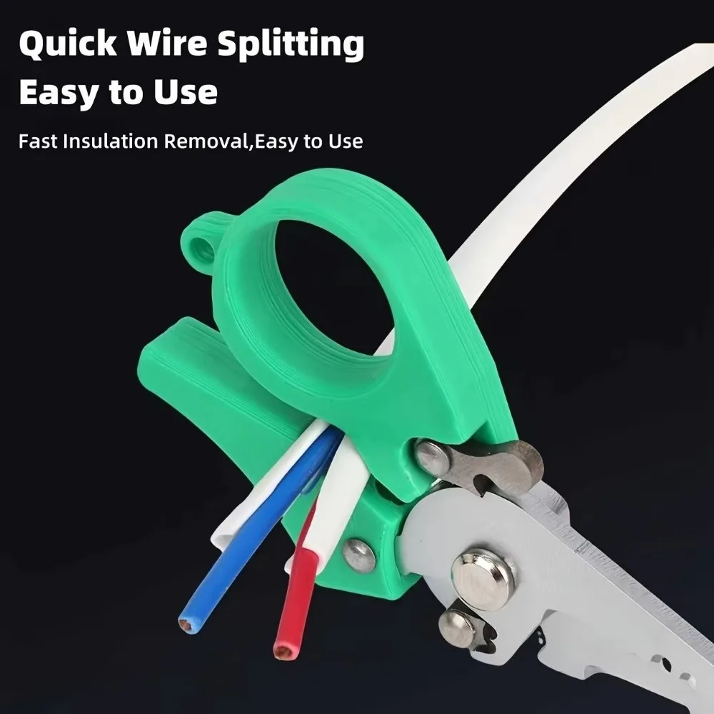 Mini Wire Strippers Pliers Multi-Function Pocket-Sized Splitting Wire Stripper High Elasticity Professional