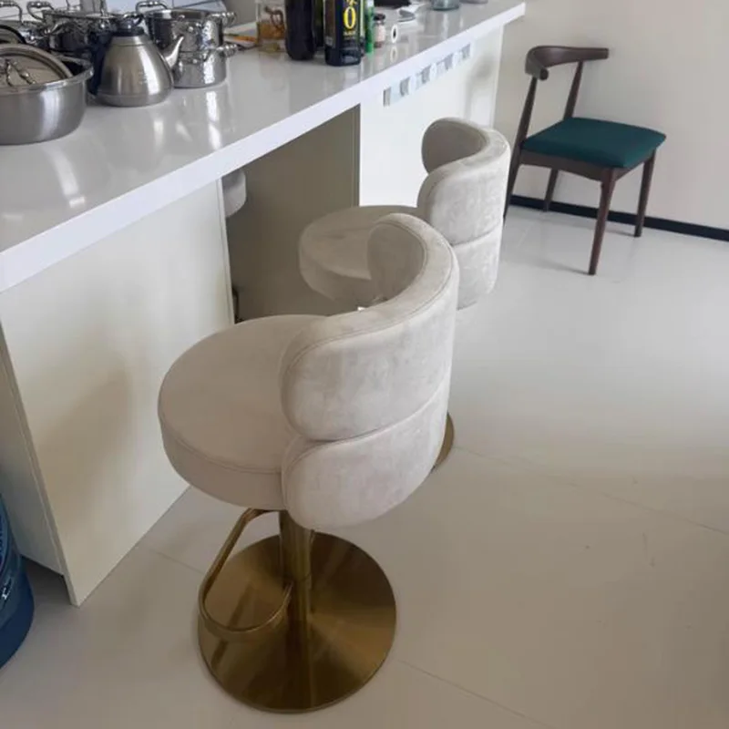 الشمال الفاخرة بار البراز الحديثة مصمم الكمبيوتر كراسي بار قابل للتعديل الحد الأدنى مريحة Sillas الفقرة Comedor بار الأثاث #5