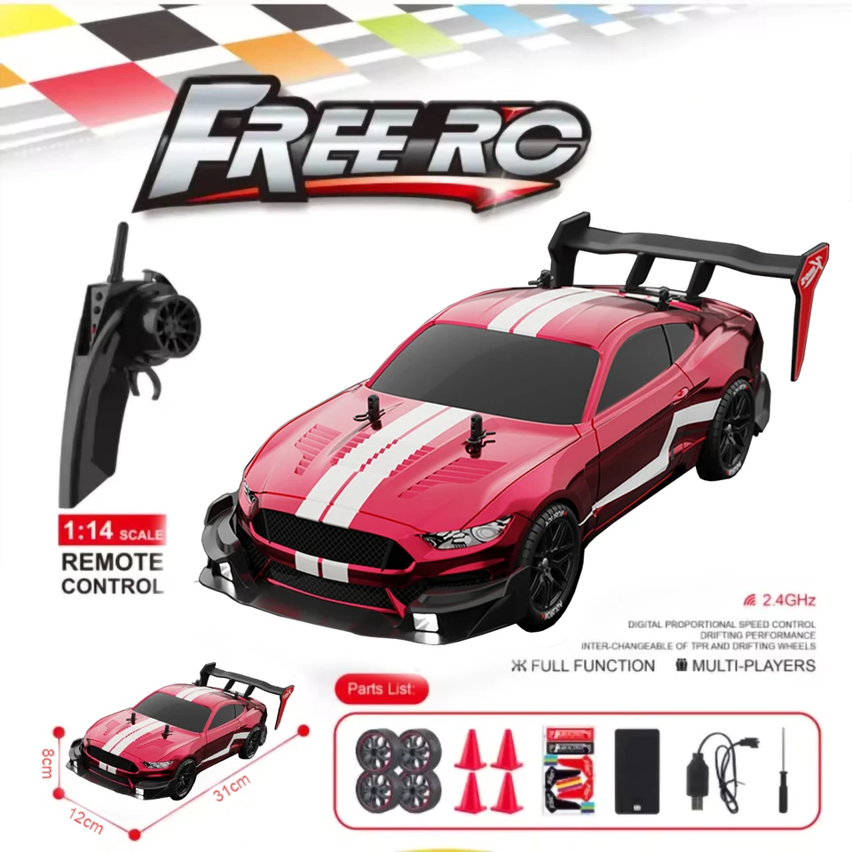 RTR マスタング 2.4G ドリフトカー 4WD 電動リモコンカー 高速