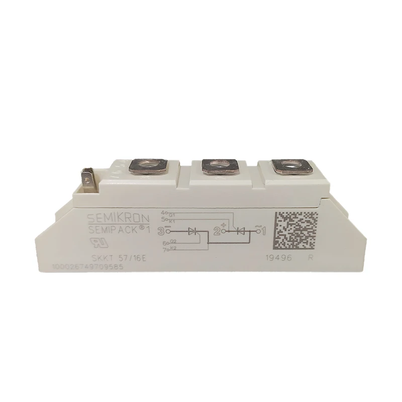 Imagem -02 - Módulo de Tiristor Skkt106 16e Skkt57 16e Skkt92 16e Skkt162 273 330 570 Skkt 106 16e 1600v 106a Igbt Novo