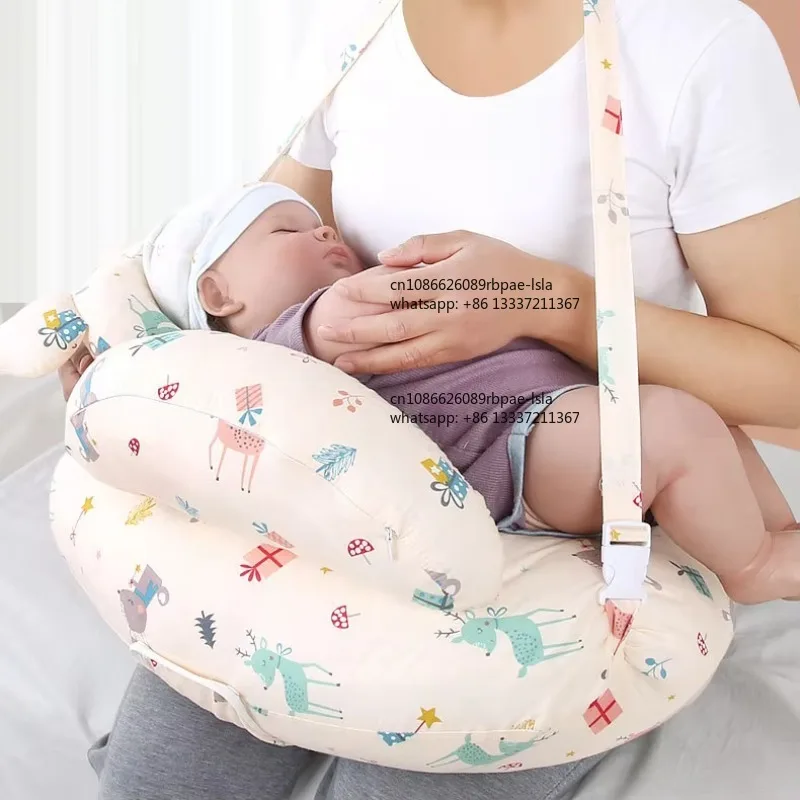 Breastfeeding Baby Nursing Pillow Maternity Breast Feeding Pillow Newborn Postpartum Mom Adjustable Anti Slip Nursing Cushion