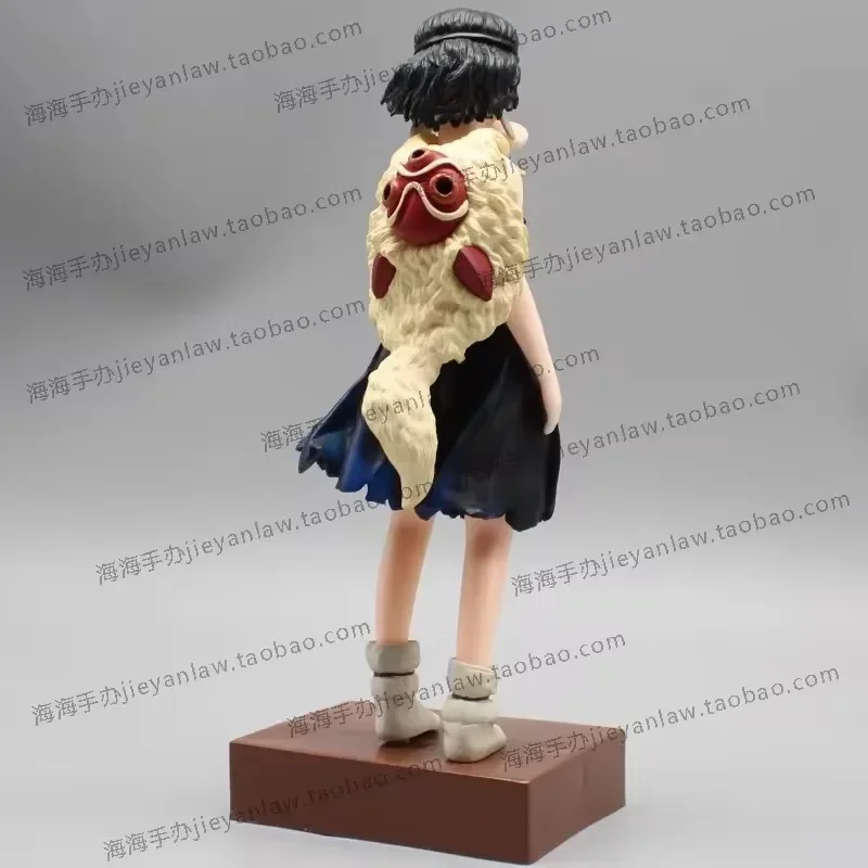 Figuras de acción de la princesa Mononoke San, modelo de chica Kawaii, adorno de escritorio de pie, juguete de colección, 19cm