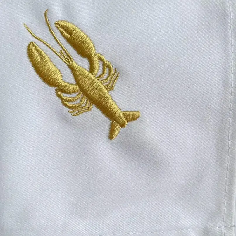 2 pezzi 45x45 cm tovagliolo di cotone aragosta picnic ristorante occidentale decorazione fazzoletto