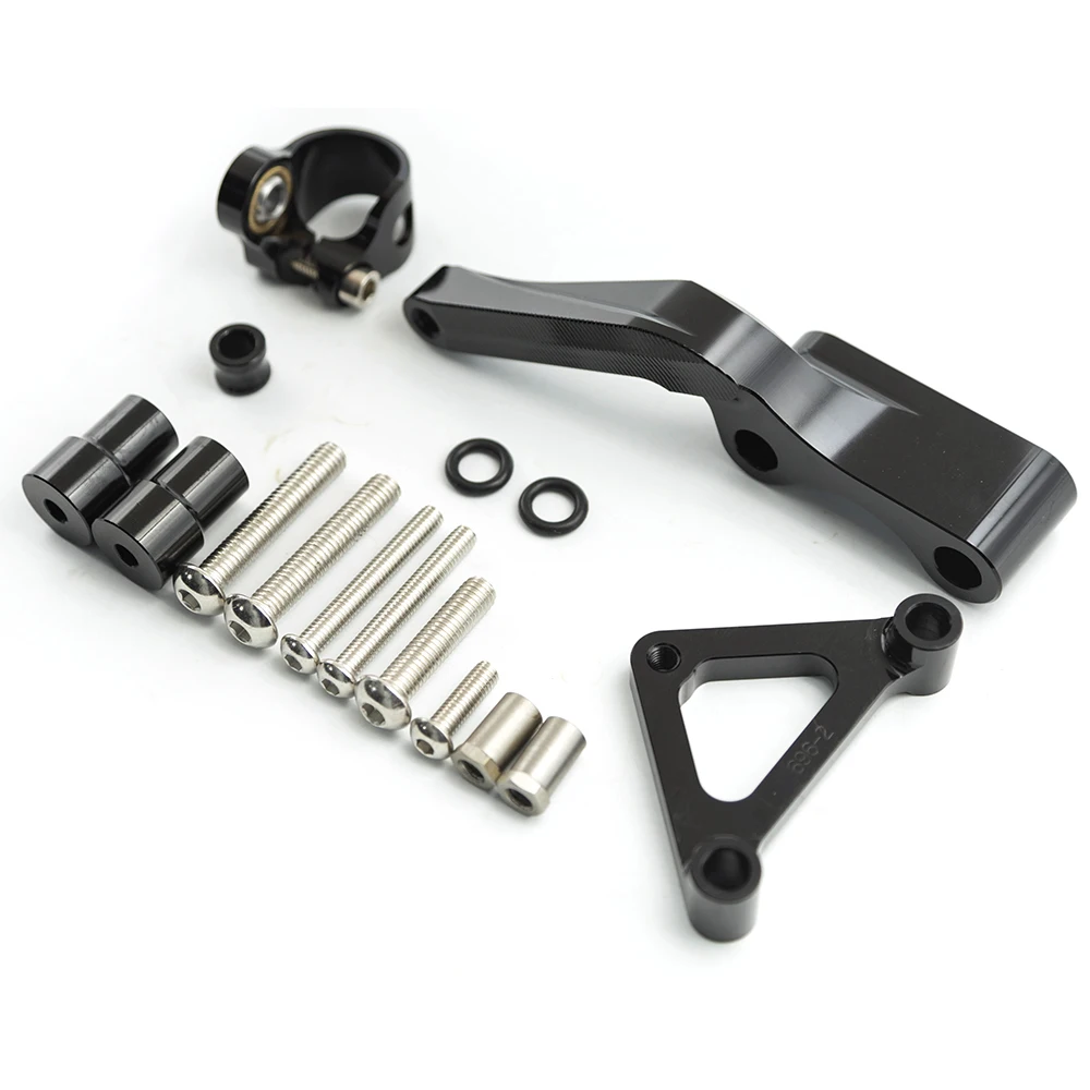 For Ducati Monster 696 CNC Aluminum Steering Stabilizer Bracket Mounting Kit Accessories
