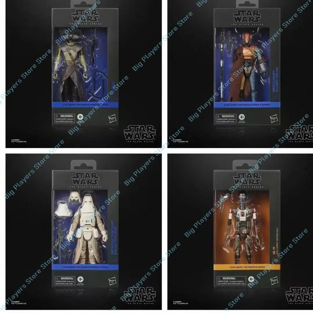 Hasbro Star Wars 6-inch The Mandalorian, Kuiil, IG-11, Snowtrooper, Mercenary Droid Action Figures