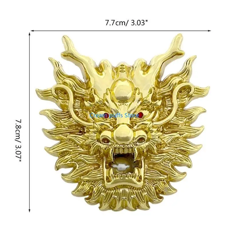50LE Dragon Buckle for Clasp Buckle Belt Belt محفورة بحزام الخصر #6