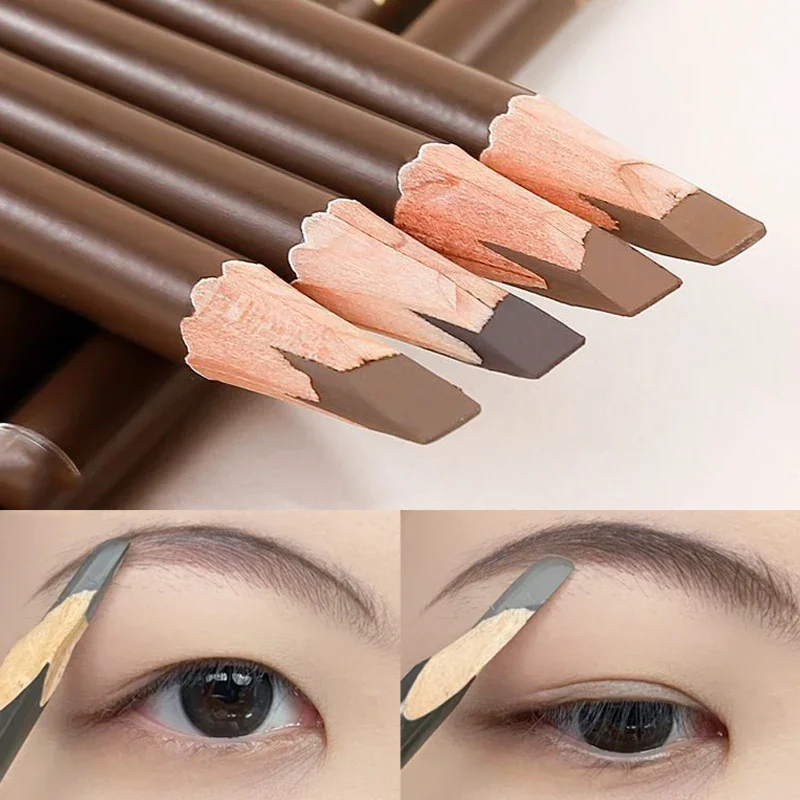 Microblading Eyebrow Pencil Eyebrows Makeup Professional Waterproof Natural Eyebrow Pen Tattoo Enhancer Korea Makeup Cosmetics