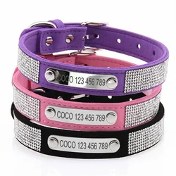 Collar antipérdida personalizado para perro y gato con teléfono
