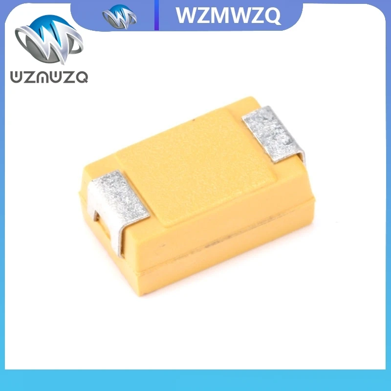 10PCS 6V 6.3V 10V 16V 25V 35V 50V 10UF 22UF 33UF 47UF 100UF 220UF 330UF 470UF D 유형 SMD 탄탈륨 커패시터