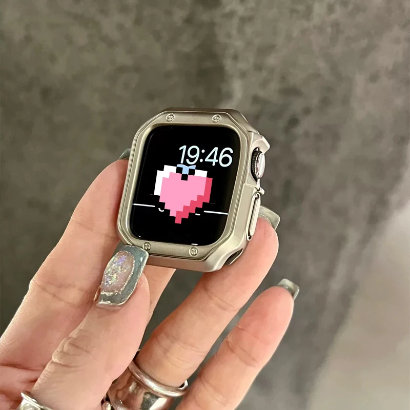 

Electroplate Alloy Cover For Apple Watch Ultra 9 8 7 6 SE 5 4 Soft TPU Shockproof Protector For iWatch 41MM 45MM 40MM 44MM 49MM