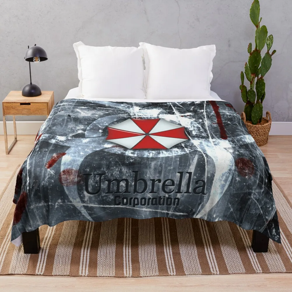 

Resident Evil Throw Blanket blankets and throws Retros Beach Cute Plaid Blankets