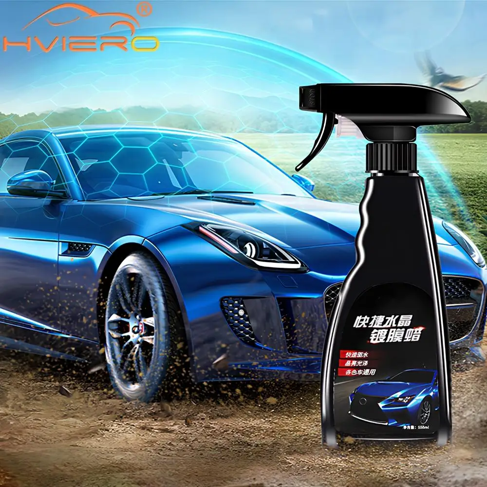 

Car Ceramic Coating Polishing Crystal Plating Spray Sealant Paints Care Nano Products Hydrophobics Quick Coat Liquid Wax 550ml