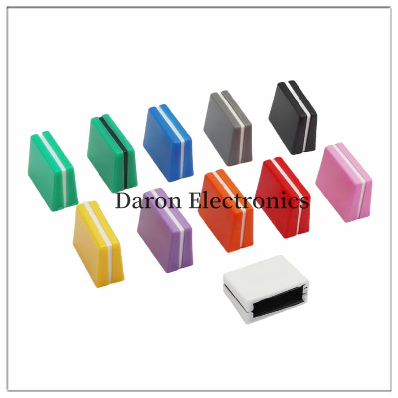 Plastic sliding recommended cap 20*9*15 square hole 1*4mm mixing console push key sliding potentiometer push cap