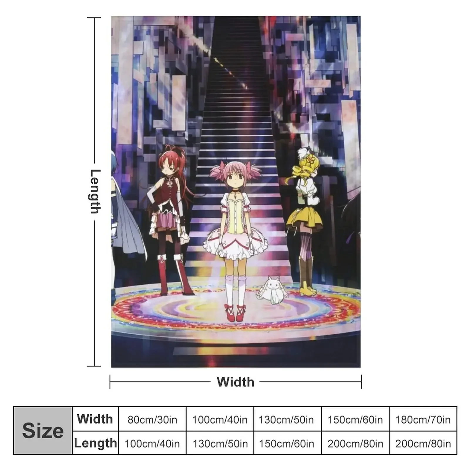 Puella Magi Madoka Magica - Group Throw Blanket Summer Sofa Quilt for babies Blankets