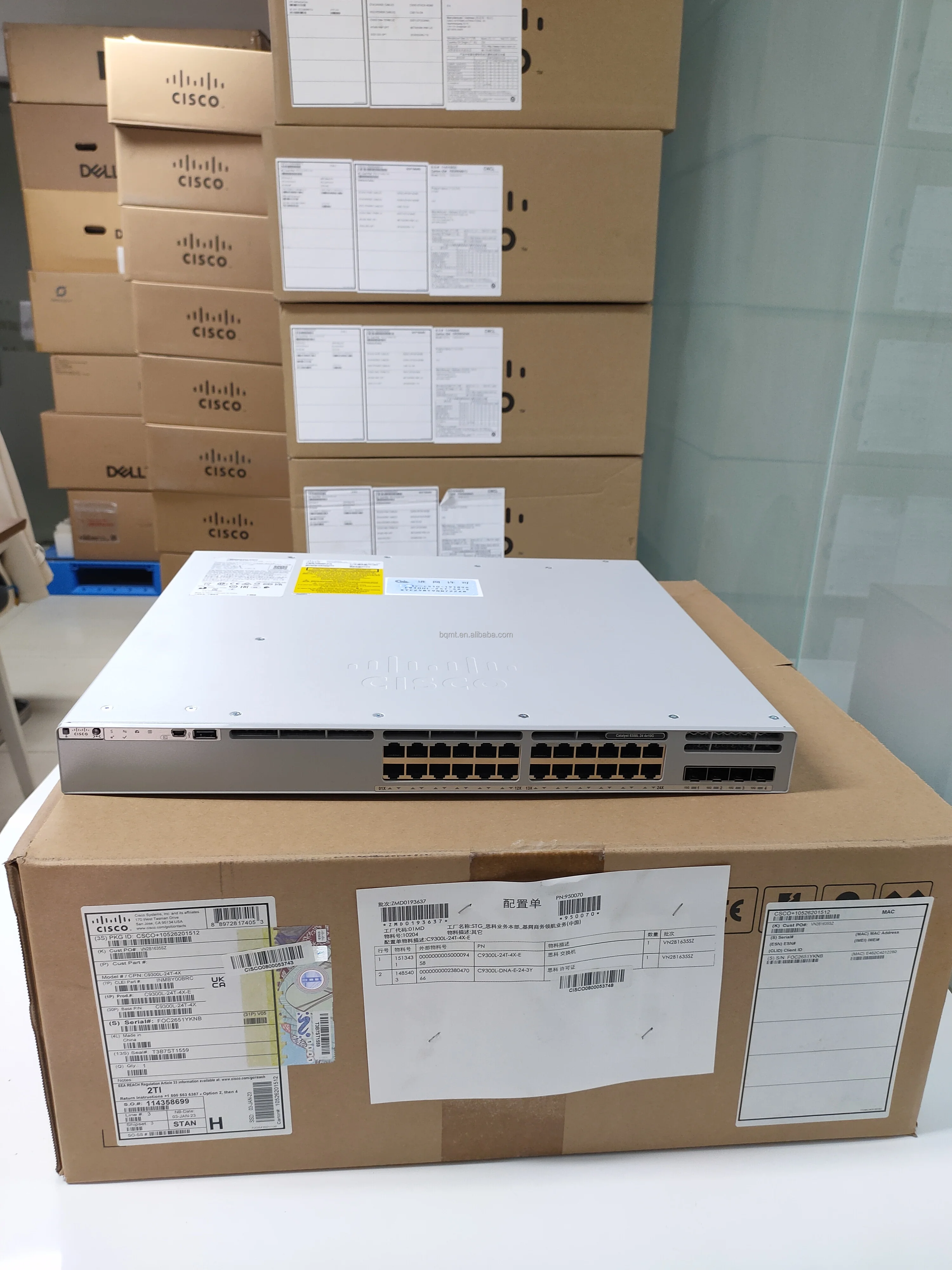 سيسكو C9300L-24T-4G-A 24 منفذ PoE Network Essentials 4x10G مفتاح الإرسال C9300L-24T-4G-A #5
