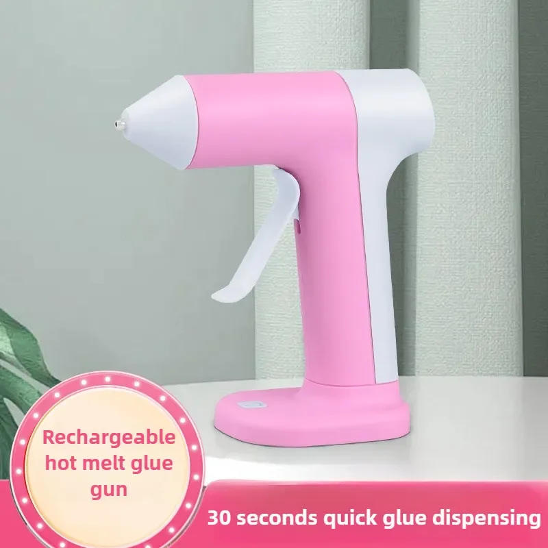 Wireless hot melt glue , quick hot mini model, small model glue stick, lithium battery usb rechargeable glue .