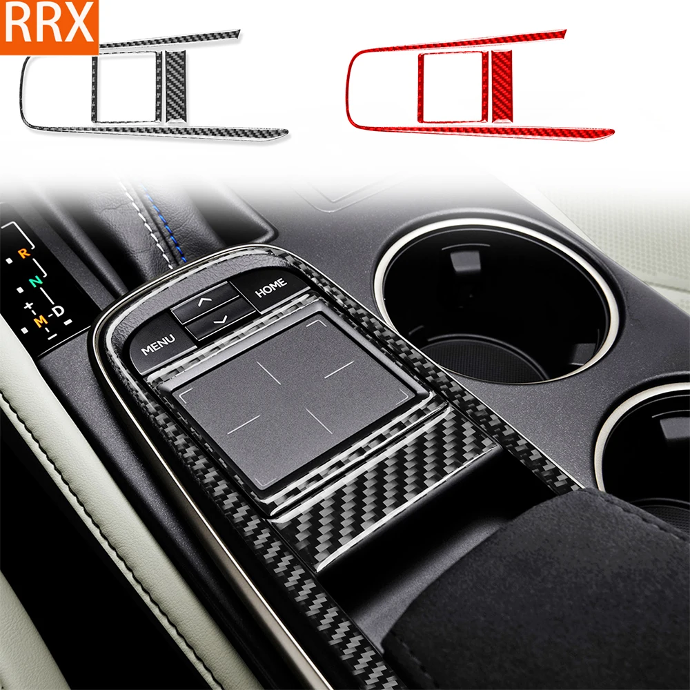 For Lexus RC300 350 200T 2015-2024 Real Carbon Fiber Sticker Centre Shift Console Panel Car Accessories inside decorative