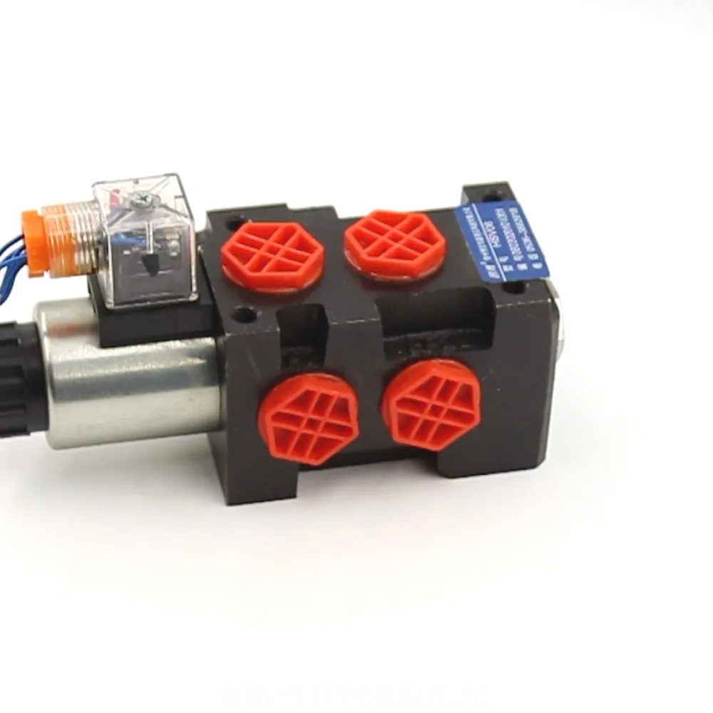 

12 Volt Hydraulic Solenoid Manual 1-Spool Flow Diverter Valve - HSV06 Series | Wholesale & OEM