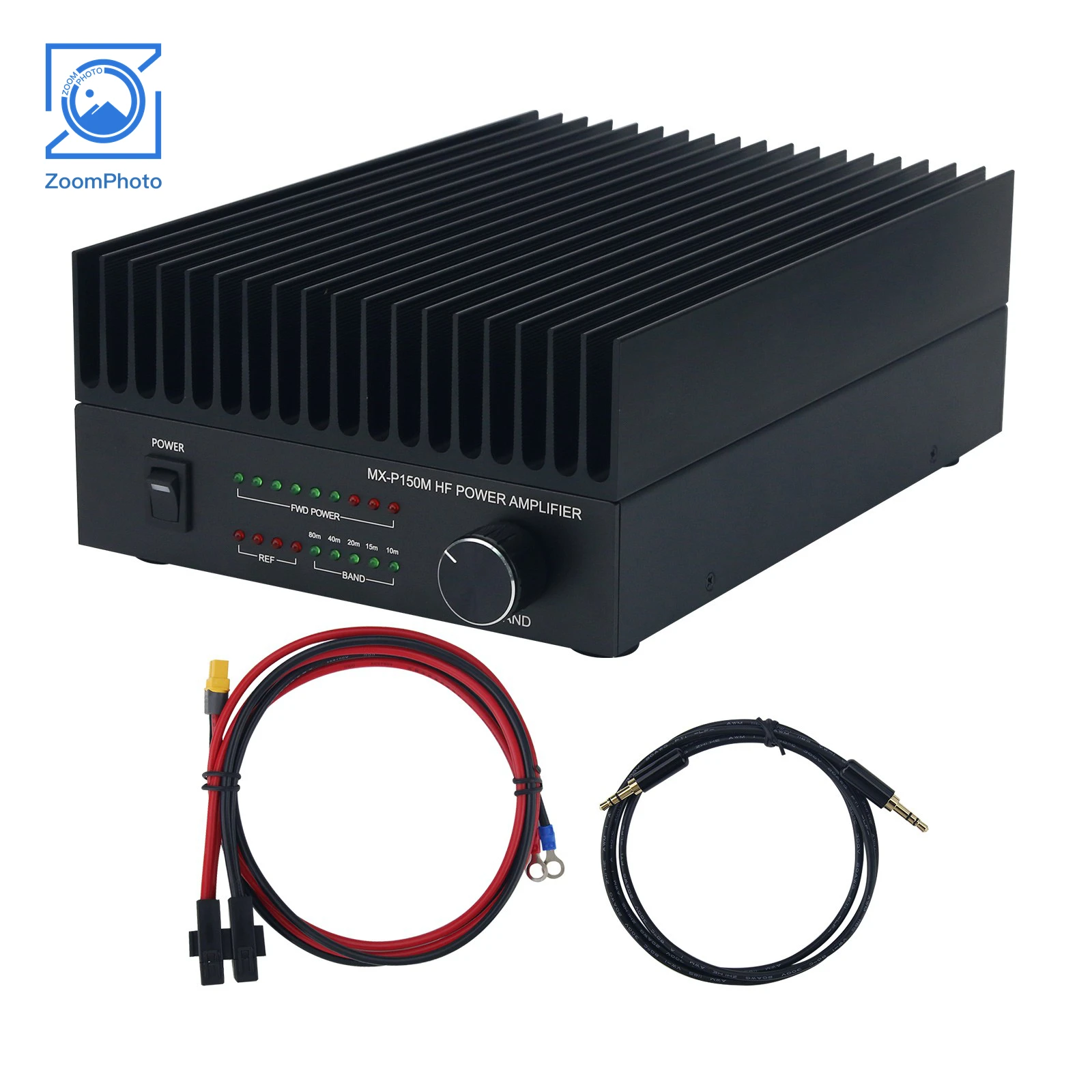 HamGeek PA-150W HF Power Amplifier Shortwave Linear Amplifier 100-130W QRP Ham Radio Amplifier for FT-818ND IC-705