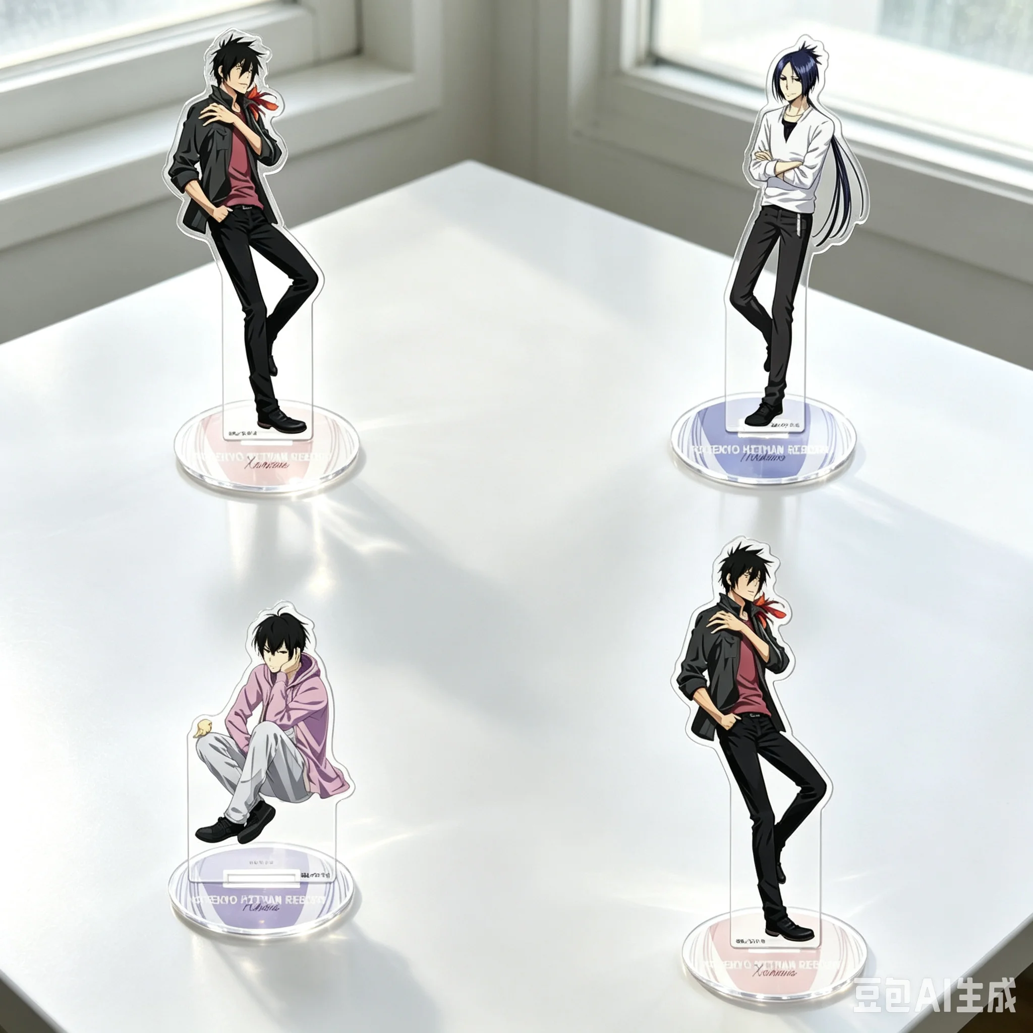 Bookshelf Decoration Acrylic Stand Model Hot 15CM Anime HITMAN REBORN! Figure Peripheral Collection Decorations Gifts Keychain