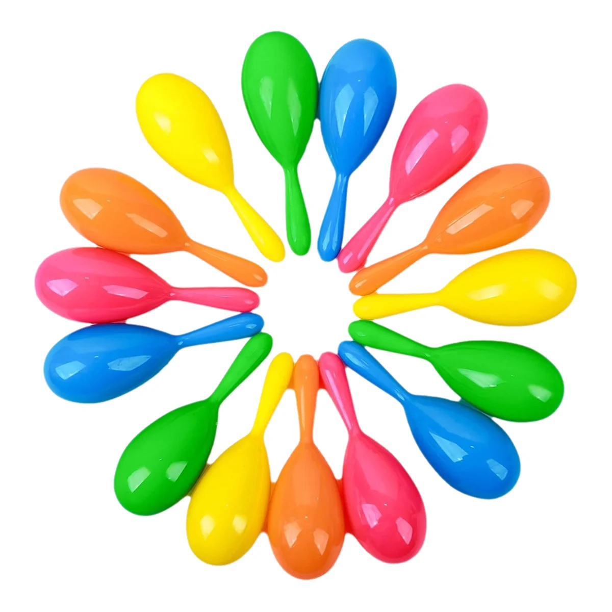 25PCS Maracas for Kids, Maracas Mini Colorful Maracas Toy Noisemaker Musical Instruments for Toddlers Party Favors