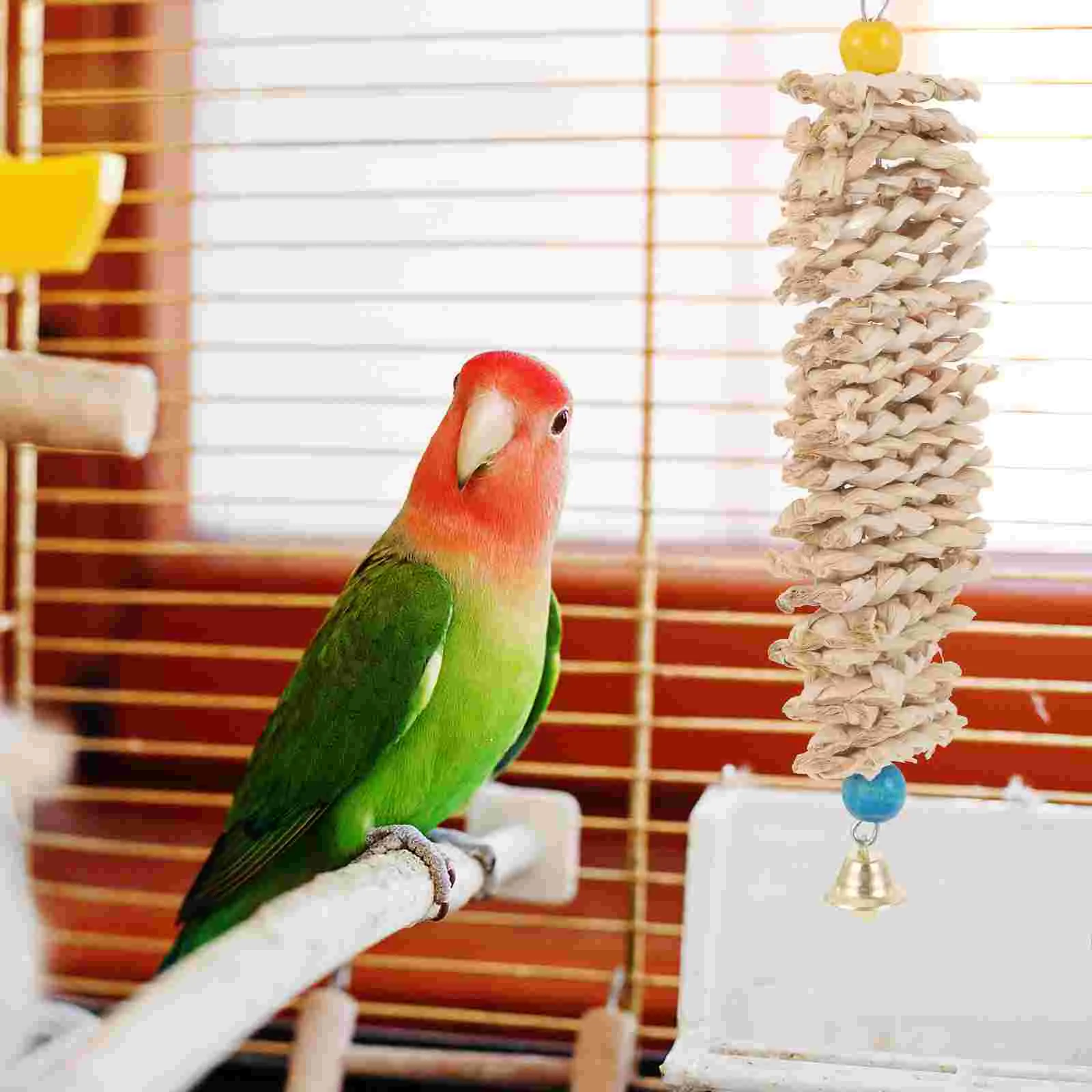 Parrot Chew Toy Bird Toys Parakeet Cage Accessories Hanging Corn Interesting Suspending