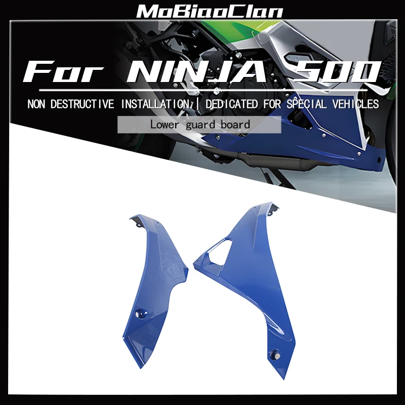 

For KAWASAKI NINJA500 Ninja500 ninja 500 Motorcycle parts left and right lower lower guard engine spoiler fairing accessories