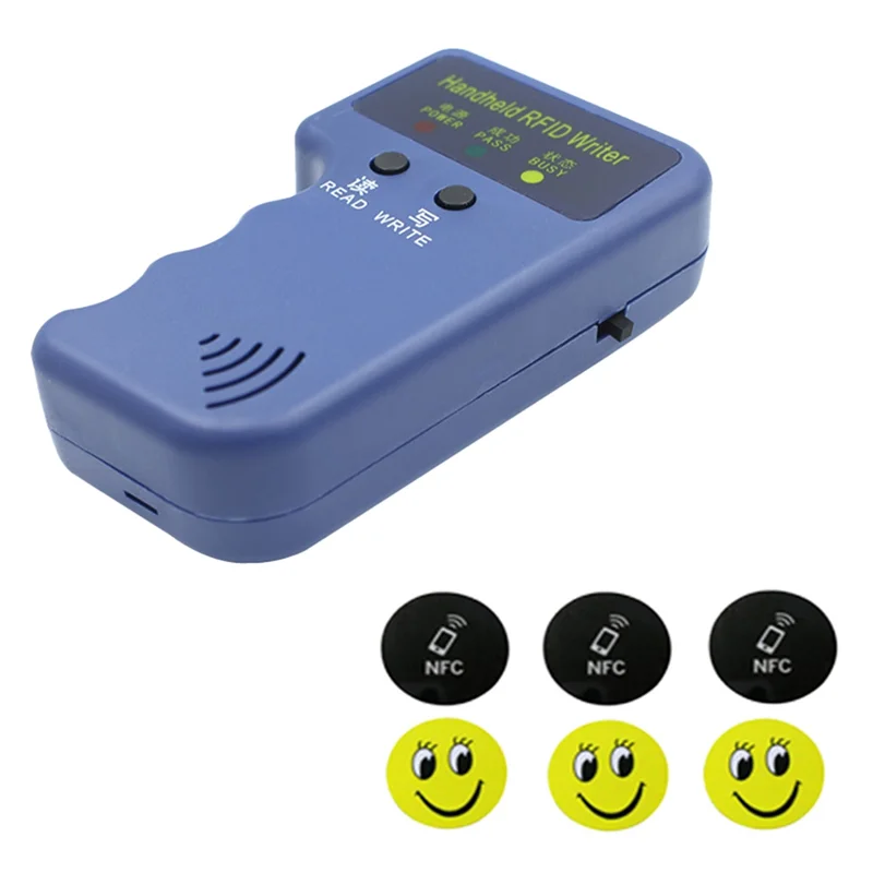 

AIAI Handheld RFID Chip TK4100 EM4100 Card Reader 125Khz Token Copier T5577 Tag Clone Duplicator EM4305 Key Programmer Writer