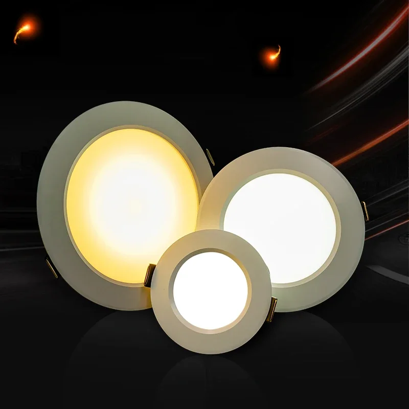 LED Downlight 220V Led Panel Lights 3W 5W 7W 9W 12W 15W Recessed Round led Ceiling Down Light for Home Decor Lighting Spot Lamp