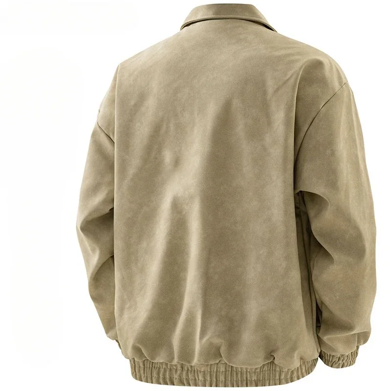 Winner Leather Jacket Fleece Warm Coats Luxury Men Clothing Trend Faux Leather Jackets Zipper Windproof Coldproof Outerwear New