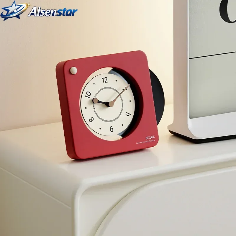 Simple Compact Style Desk Clock Table Living Room Table Clock Indoor Placement Items Creativity Home Decor Reloj De Mesa