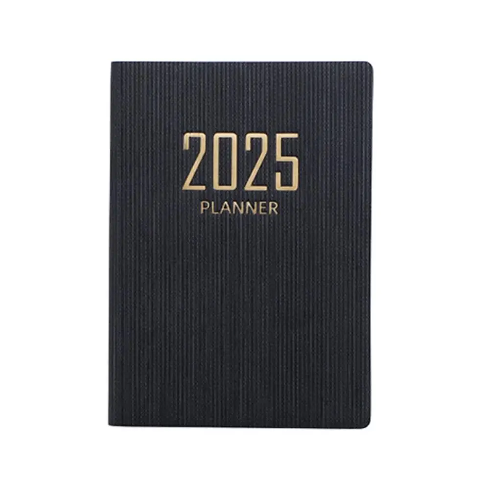 2025 A7 English Calendar Mini Agenda Book Portable Planners Creative Schedule A7 Daily Notebooks Notebook Pocket Weekly Sma Q2M7