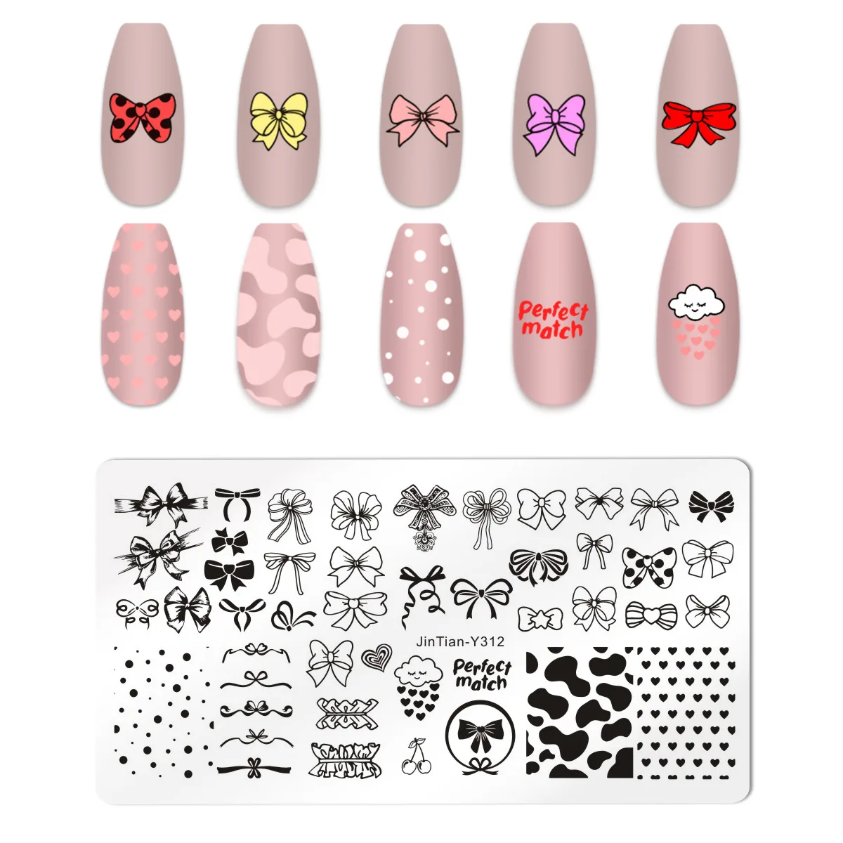 

Cartoon character Nail Stamping Plates Marble Texture Ink Stainless Marble Steel Template Nail Art Image Texture DIY Plate Tools