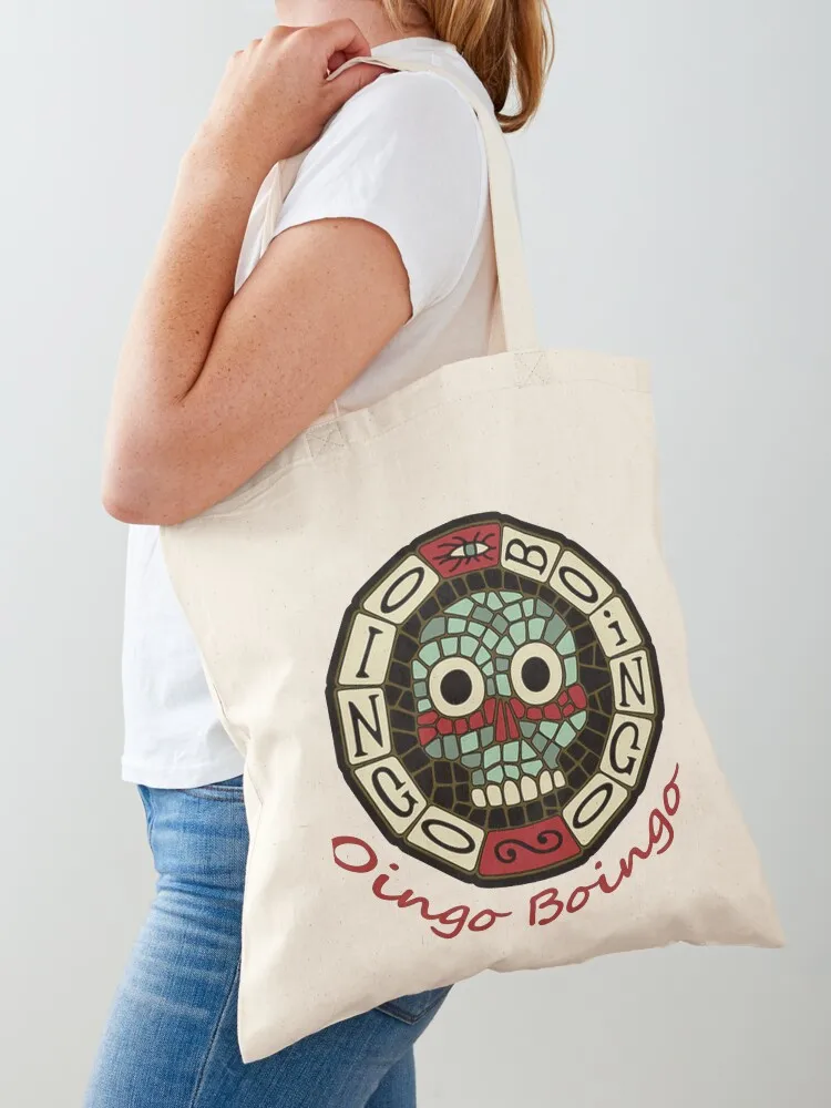 

Oingo Boingo design Tote Bag large size bags shopping bags foldable foldable reusable bag Women's shopper