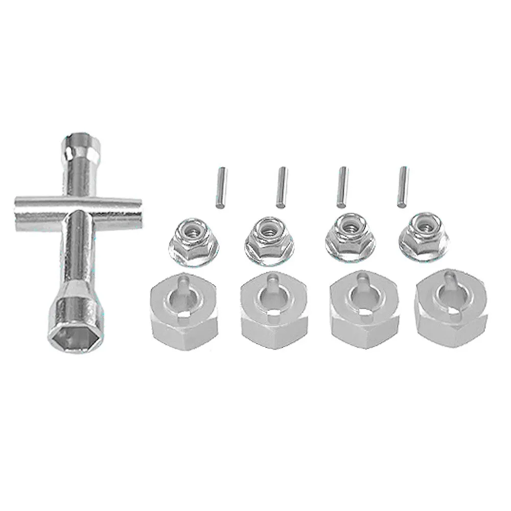 MJX 1/14 14210 1/16 RC remote control car cross wrench hexagonal sleeve M4 nut metal parts
