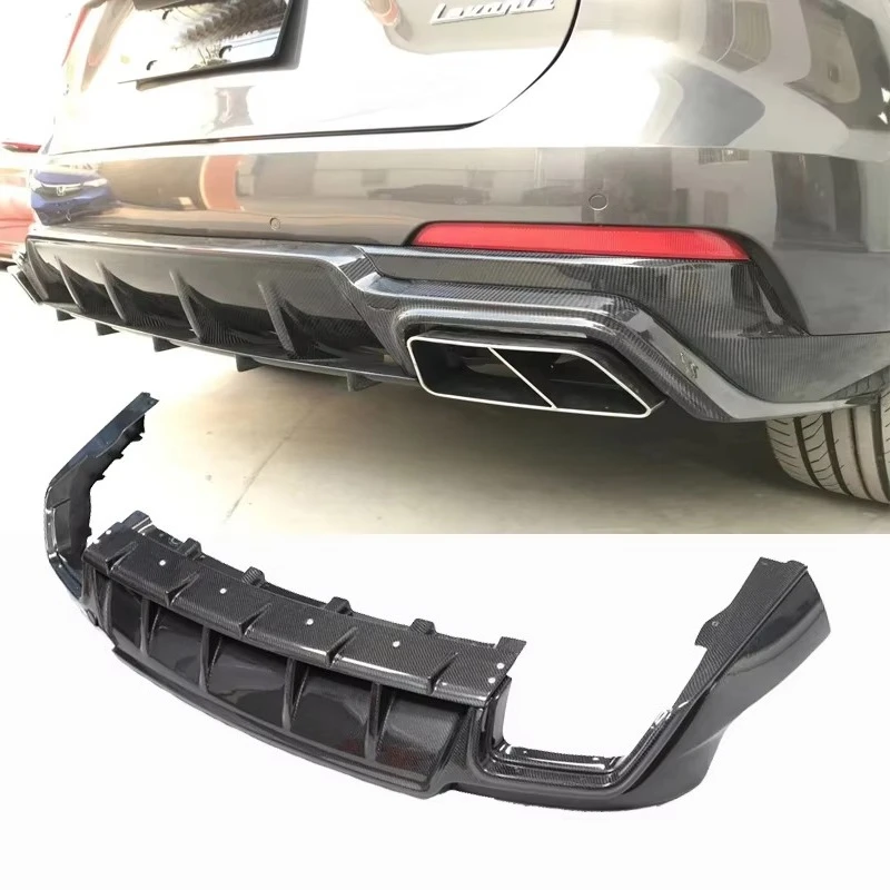 

Carbon Fiber Rear Diffuser Rear Bumper Lip Spoiler for Maserati Levante 2016-2020
