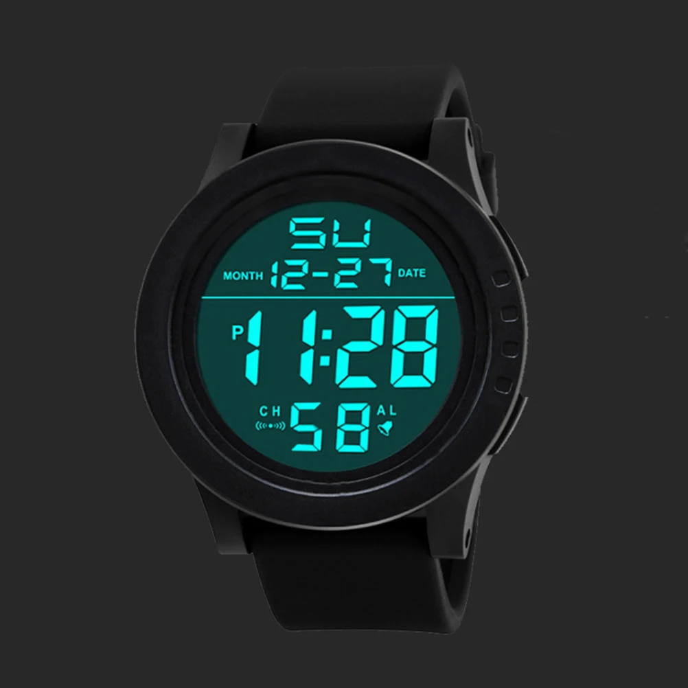 

Luminous Led Digital Sports Watch 30M Waterproof Stainless Steel Shockproof Outdoor Men Women Swimming Diving Gift