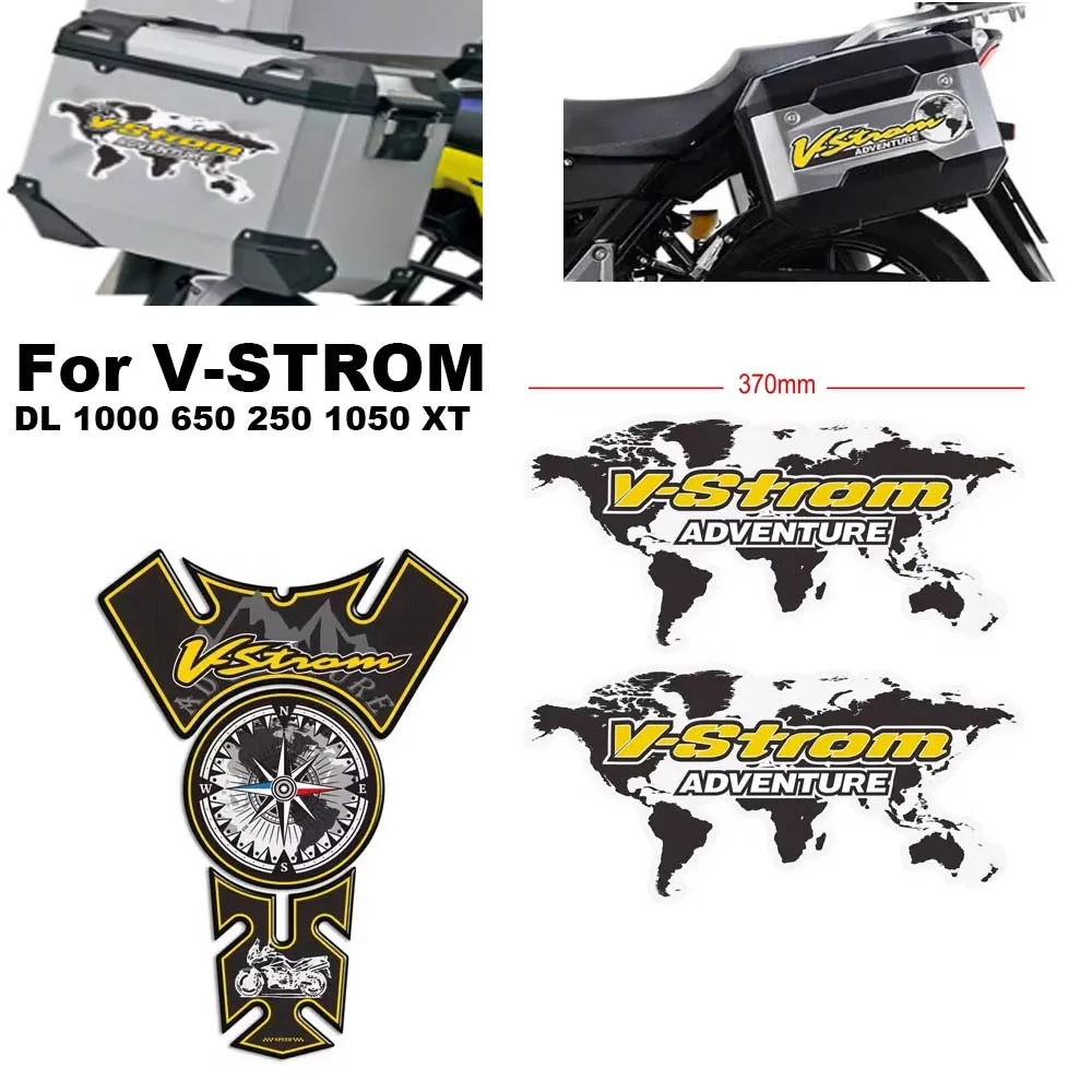 

Для Suzuki V-STROM DL 1000 650 250 1050 XT ADVENTURE TOURER 2019 2020 мотоциклетные чехлы, наклейки, наклейки, комплект эмблем