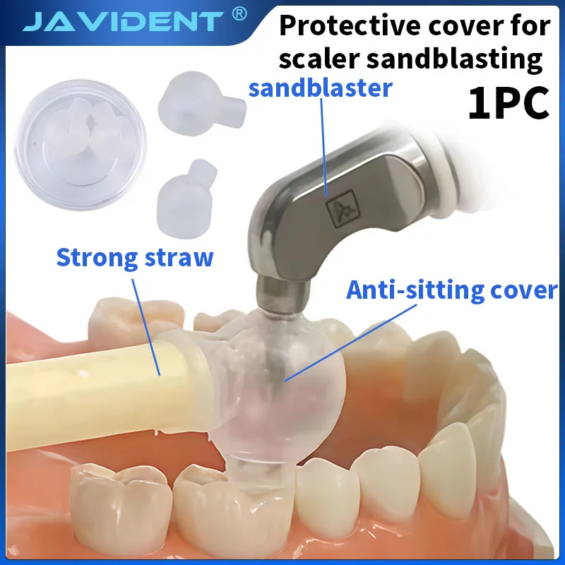 2Pcs Dental Sandblaster Dust Cover for Aluminum Oxide Air Abrasion Micro Blaster Sandblaster Powder Dust Proof Cap134℃ Autoclave