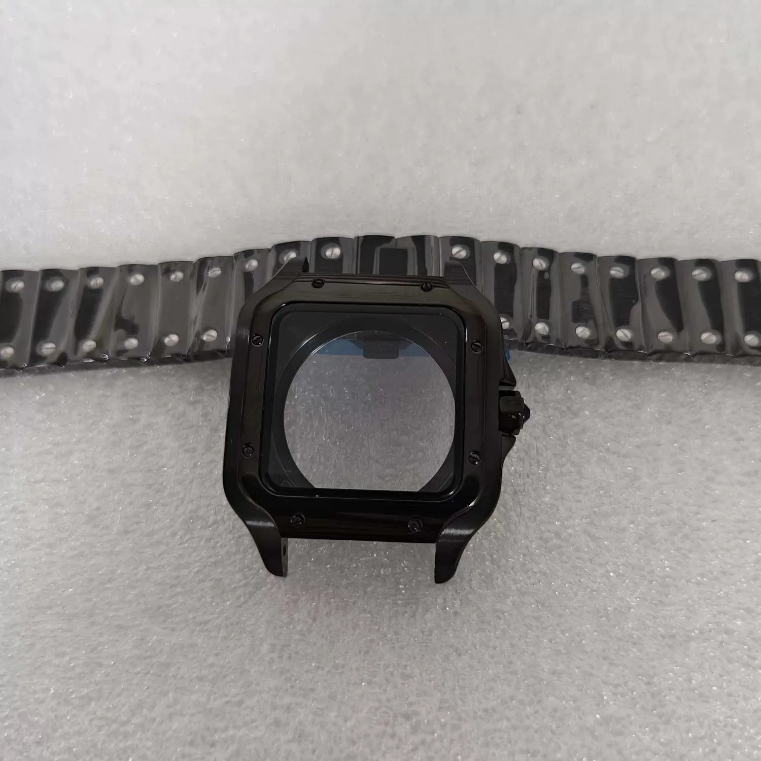 38mm Electroplated 316L Stainless Steel NH35 Watch Case Mineral Crystal Fit NH35 Movement Watch Mod Parts Watch Accessories