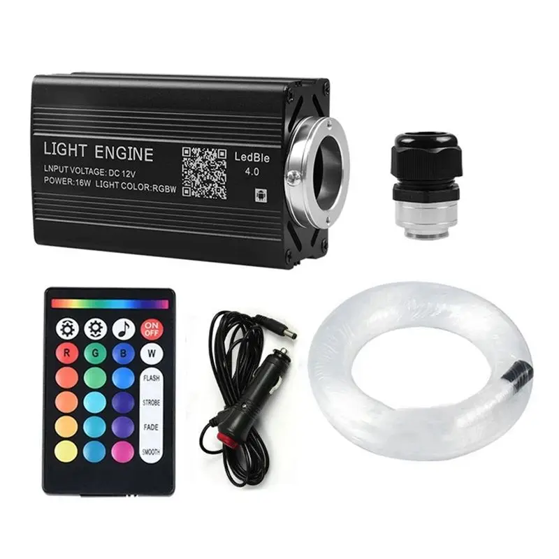 

Precise 1000Pcs Fiber Optic Car Home Headliner Star Light Kit Roof Ceiling Lights Remote Accessories