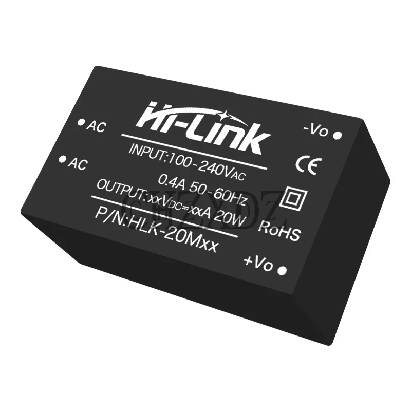 HLK-20M05/20M09/20M12/20M15/20M24 AC/DC 20W power module input voltage 85-265VAC isolated stabilized single output 5/9/12/15/24V