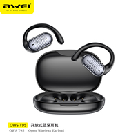Awei T95 Open-Earpod Earphones Ear Hooks Wireless Bluetooth 5.4 Headphones  200mAh IPX6 Waterproof Air conduction Sports Earbuds