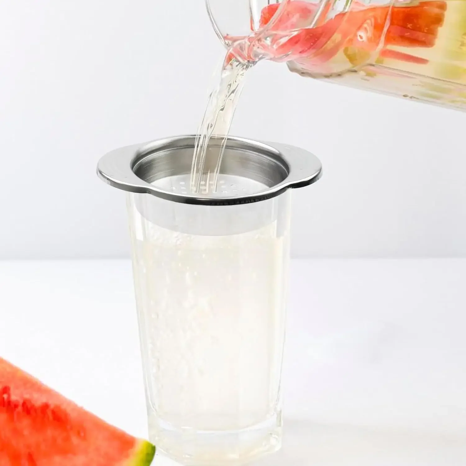 4,5-inch roestvrijstalen zeef, keukenvergiet voor zeef, aftappen en spoelen