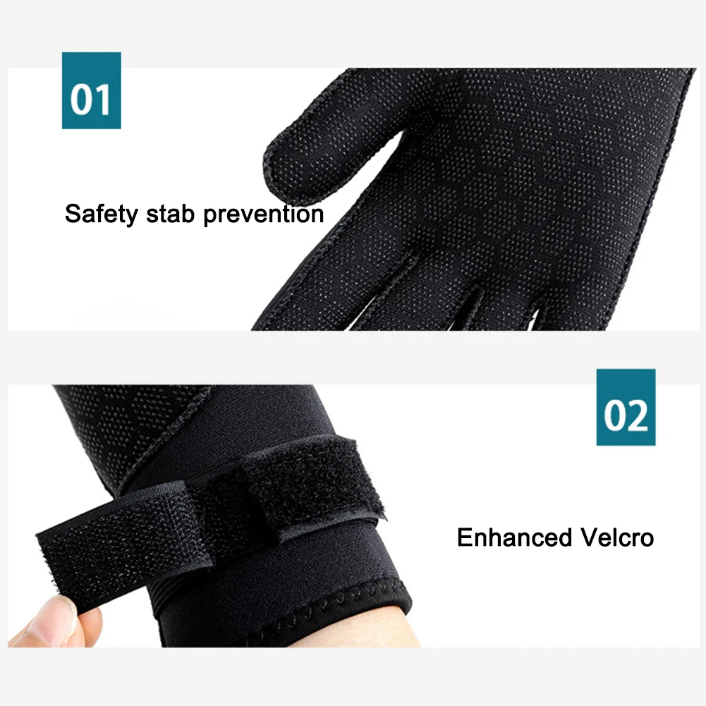 

Неопреновые перчатки для подводной охоты, портативные перчатки для дайвинга и снорклинга, эластичные, устойчивые к царапинам, противоскользящие, удобные, снаряжение для водных видов спорта