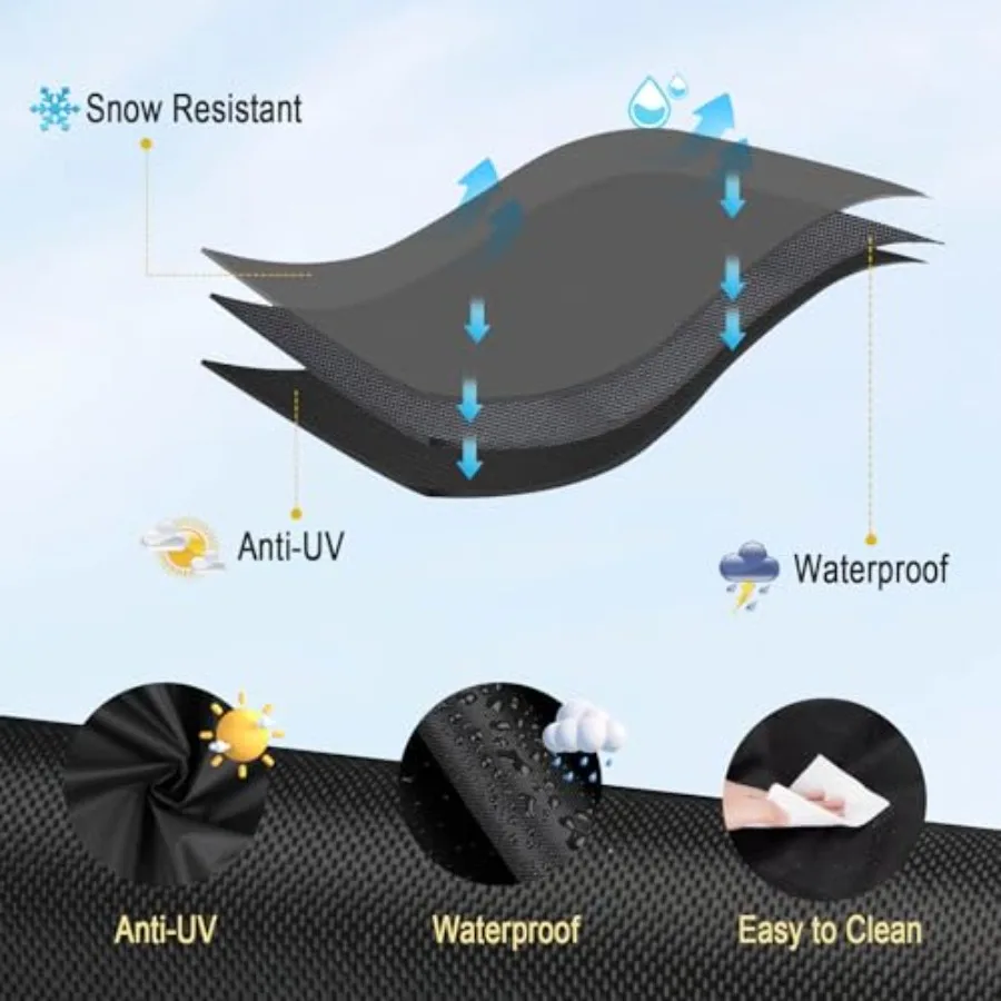 Heavy Duty Engine Driven Welder Cover Designed for Industrial Use with 600D Waterproof Fabric Includes Storage Bag Reinforced H