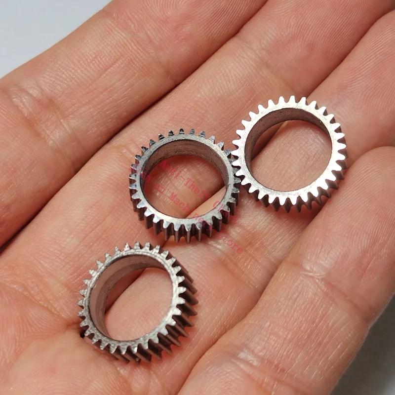 Customized Flat 45# Steel 0.5 Mold Die 30T 30 Teeth Metal 45 Steel Gear Hole 12mm Customized Various Gear Car