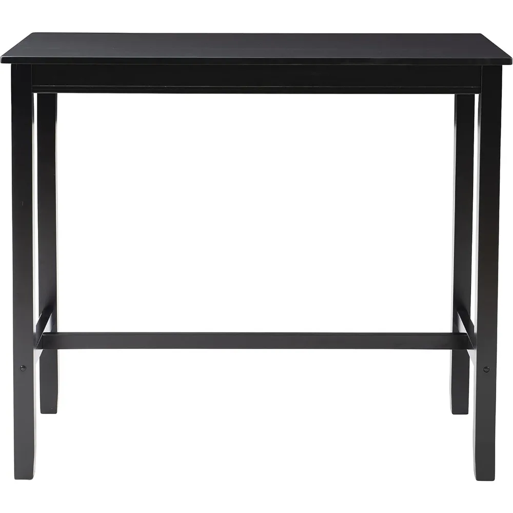 Linon Table de claridge de pub à hauteur de barre de 42 pouces, noir