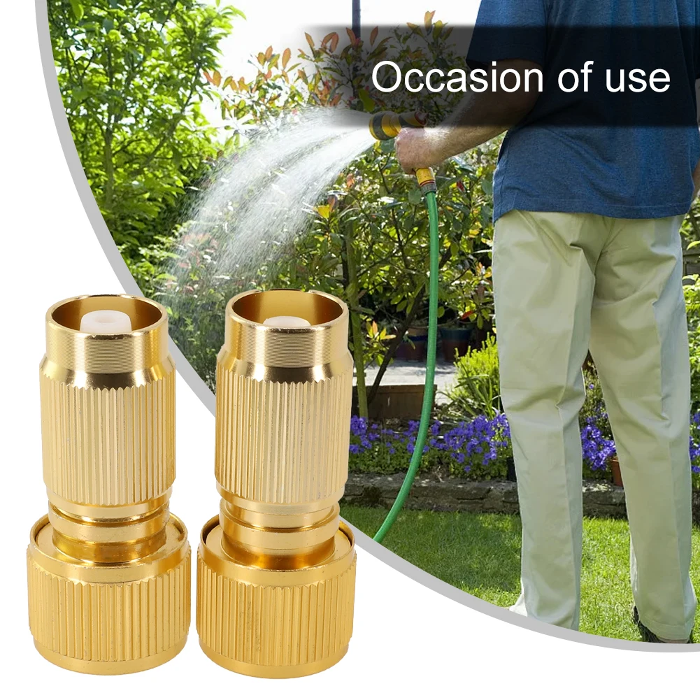 

2pcs Expandable Hose Adaptor Fitting Connector For Family Gardening Public Garden Horticulture Production Watering Equipment